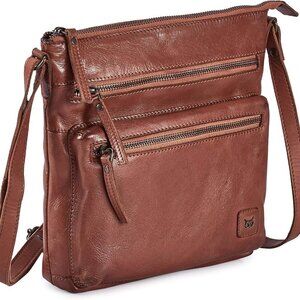 Small Crossbody Bags for Women Real Leather Purse Handbags Crossover Over the Sh